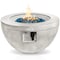 Serenelife Propane Gas Fire Pit Table - 40,000 BTU Round Gas Firepits with Cover for Outside SLFPBAL - alternate 4